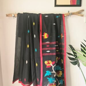 Cotton Jamdani Saree – Kala Bahar