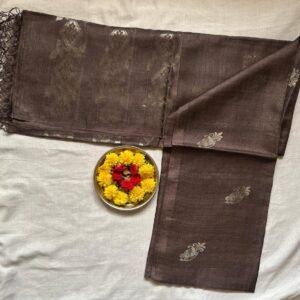Tussar Jamdani Saree – Kasturi