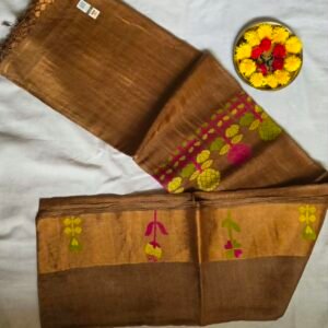 Tussar Jamdani Saree – Kanchan