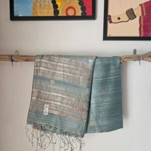 Matka Silk Banarasi Saree – Dhusar