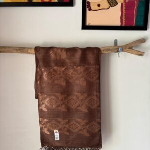 Tussar Jamdani Saree – Tamra