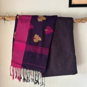 Mercerized Cotton Jamdani Saree – Jambuli