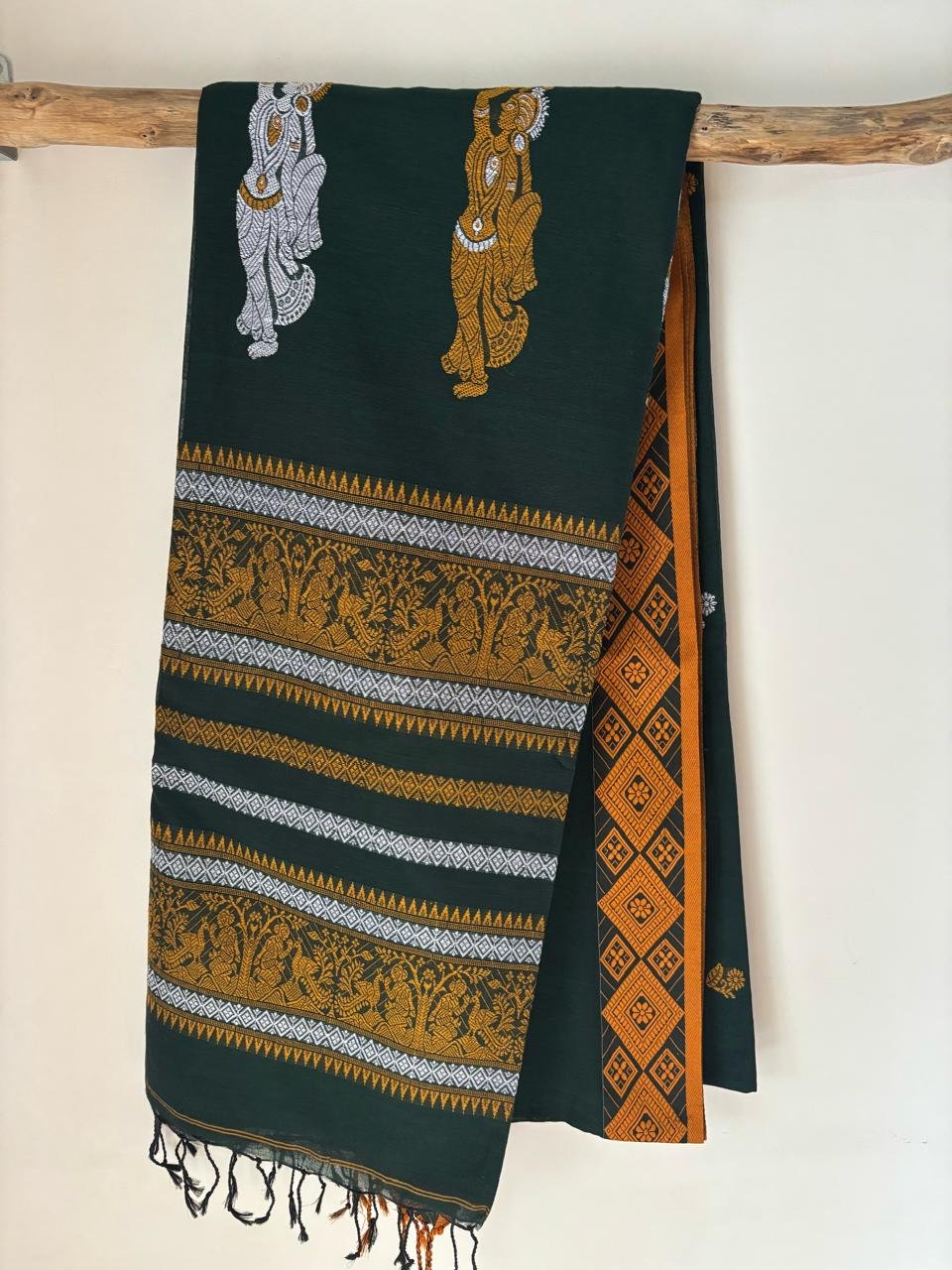 Cotton Baluchari Saree – Vanamala