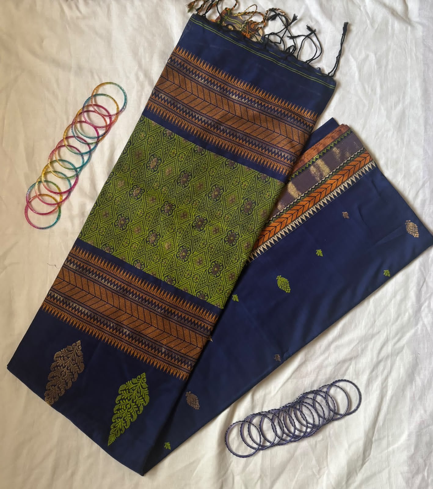 Cotton Jamdani Saree – Nabhaneel