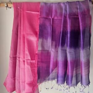 Mangalagiri Cotton Ikat Saree – Aabha Kamal