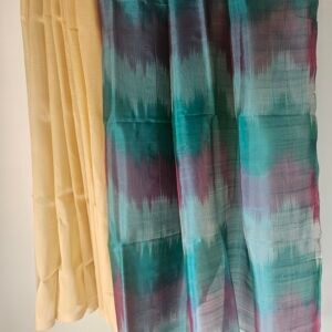 Mangalagiri Cotton Ikat Saree – Aabha Chandan